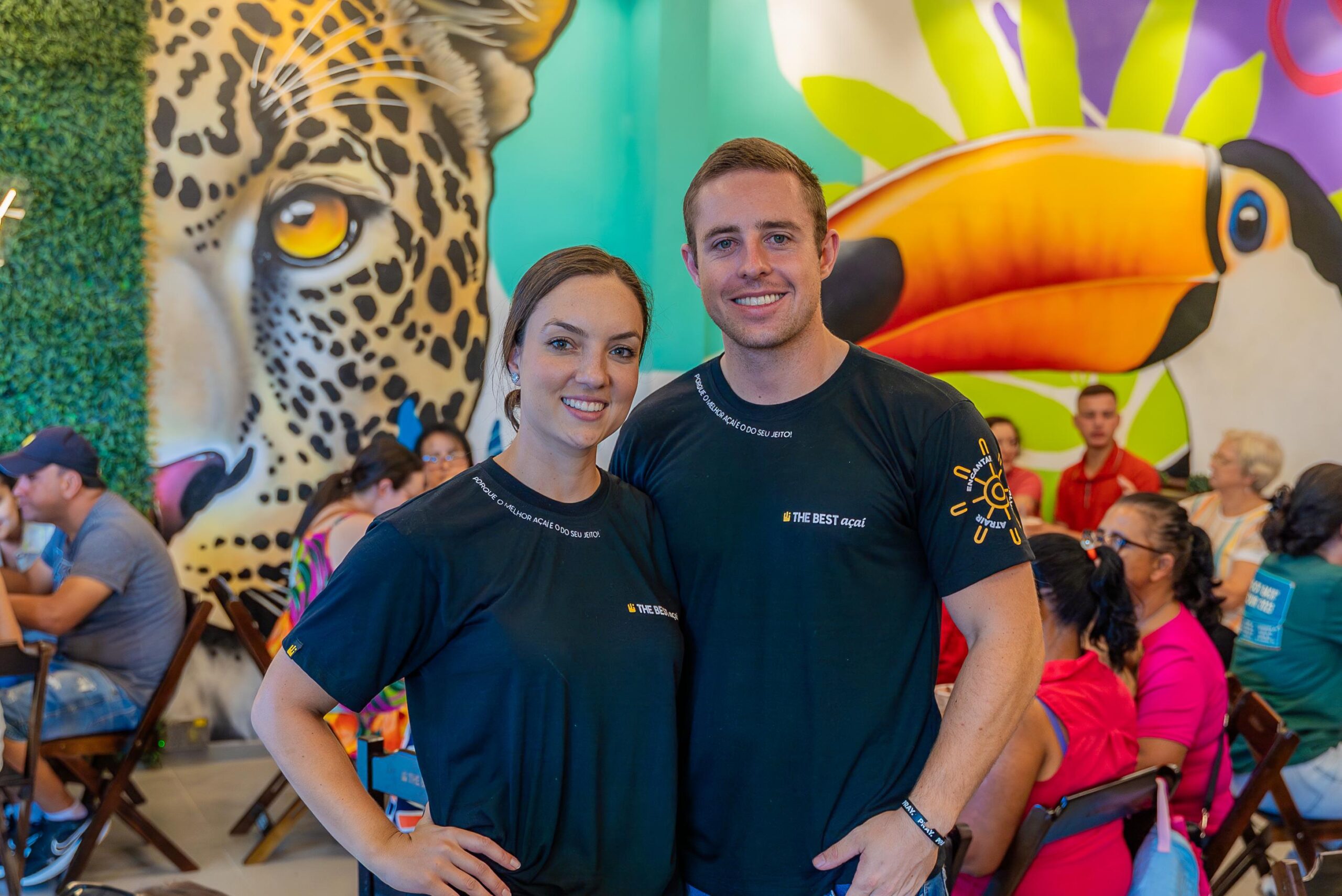 Vinicius e Rafaela <br>Proprietários de 6 franquias da The BEst Açai dentro da Rentsol